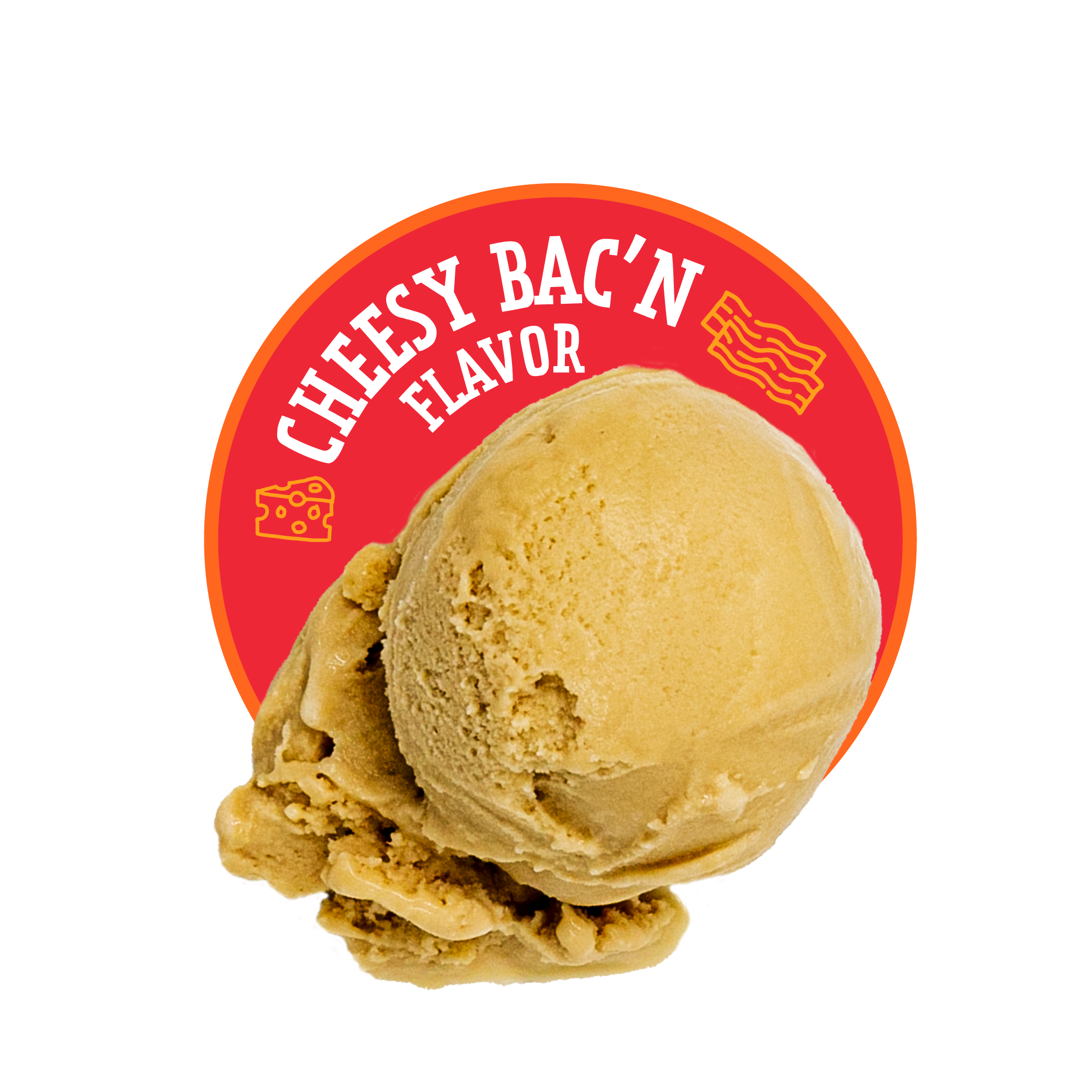 Cheesy Bac’N Flavor Icon Graphic