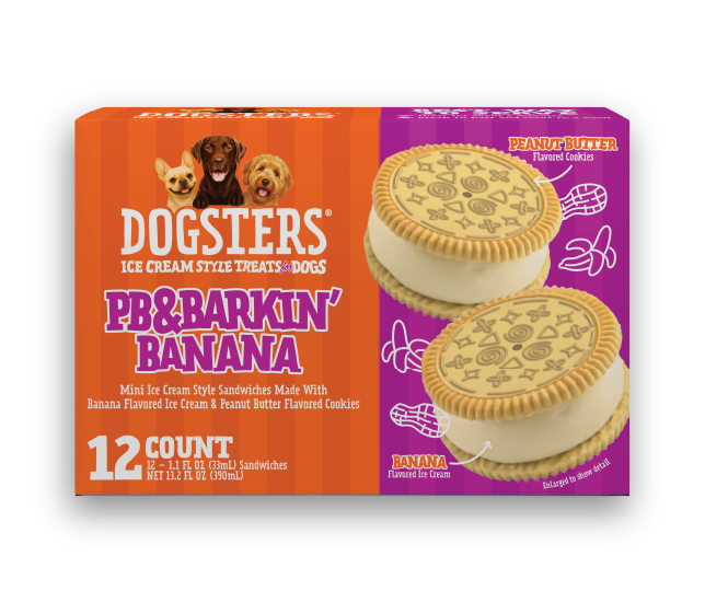PB & Barkin Banana Sandwiches